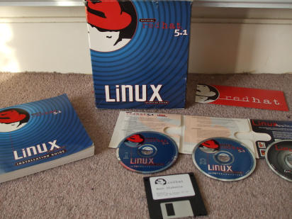 Red Hat Linux 5.1 installation disks